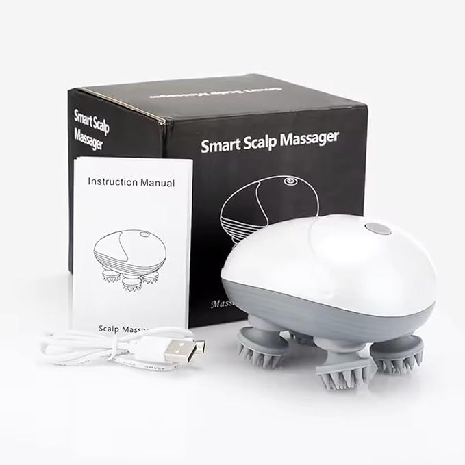 RelaxPro Head Scalp Massager – Stress Relief & Hair Growth Stimulator 🖐️💆‍♂️💆‍♀️